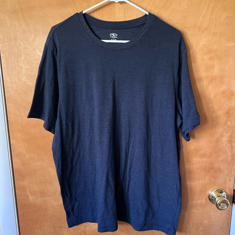 Athletic Works Navy Men's Short Sleeve Tee